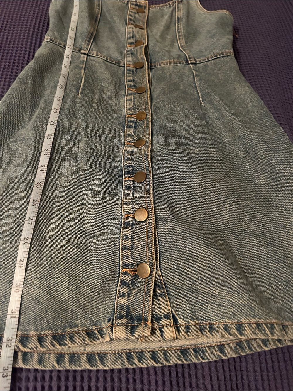 Urban Outfitters Light Blue Denim Dress - Picture 3 of 6
